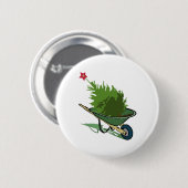 Badge Rond 5 Cm Arbre de Noël (Devant & derrière)
