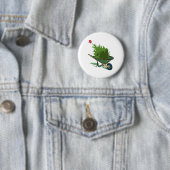 Badge Rond 5 Cm Arbre de Noël (En situation)