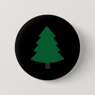Badge Rond 5 Cm Arbre de Noël