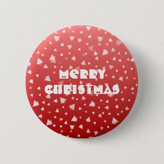 Badge Rond 5 Cm Arbre de Noël (Devant)