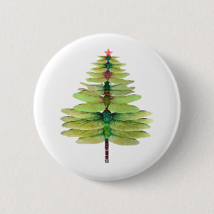 Badge Rond 5 Cm arbre de noël