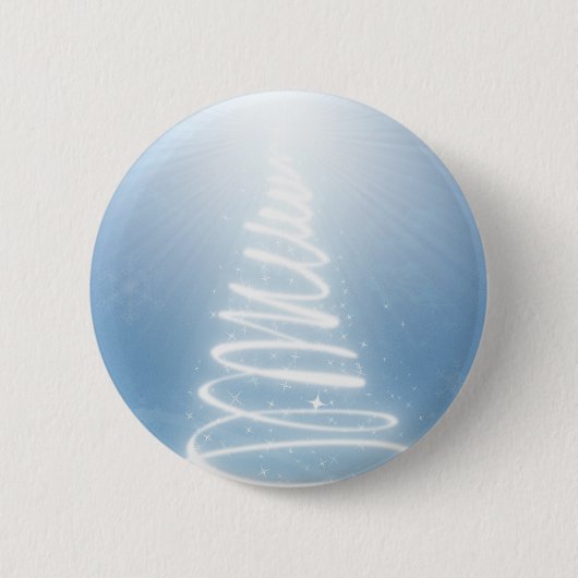 Badge Rond 5 Cm Arbre de Noël Abstrait (Devant)