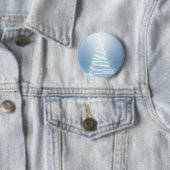 Badge Rond 5 Cm Arbre de Noël Abstrait (En situation)