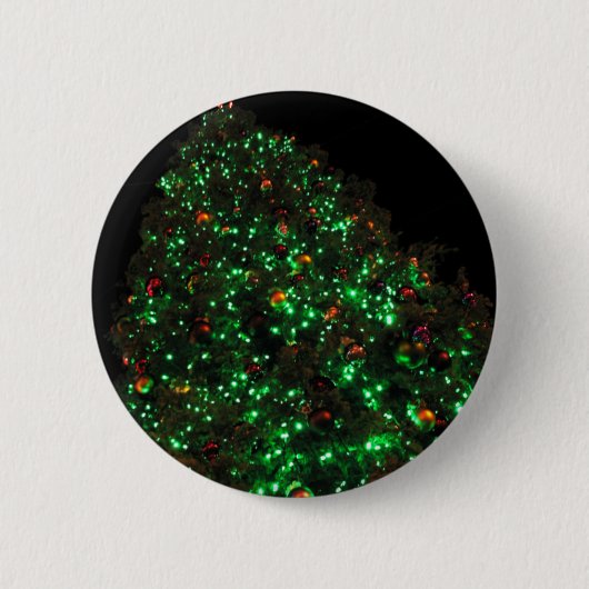 Badge Rond 5 Cm Arbre de Noël géant V (Devant)