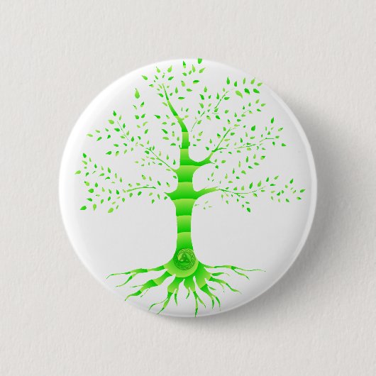 Badge Rond 5 Cm arbre de vie (Devant)