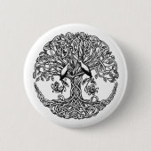 Badge Rond 5 Cm arbre de vie (Devant)