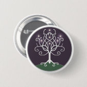 Badge Rond 5 Cm Arbre d'espoir (Devant & derrière)