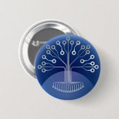 Badge Rond 5 Cm Arbre électronique (Devant & derrière)