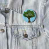 Badge Rond 5 Cm Arbre Famille Souvenir (En situation)