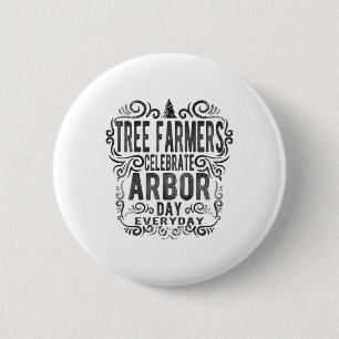 Badge Rond 5 Cm Arbre fermier Arbor Day Gift_1