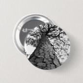 Badge Rond 5 Cm Arbre grand BW (Devant & derrière)