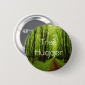 Badge Rond 5 Cm Arbre Hugger (Devant & derrière)