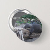 Badge Rond 5 Cm Arbre Hugger (Devant & derrière)