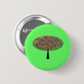 Badge Rond 5 Cm Arbre Jelly Bean (Devant & derrière)