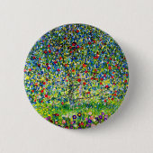 Badge Rond 5 Cm Arbre pomme Gustav Klimt (Devant)