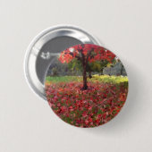Badge Rond 5 Cm Arbre rouge (Devant & derrière)