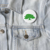 Badge Rond 5 Cm Arbre vert (En situation)