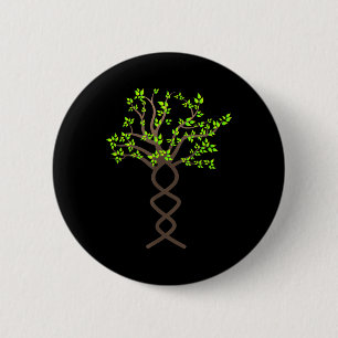 Badge Rond 5 Cm Arbres Arbres Dna Protection de la nature De l'env