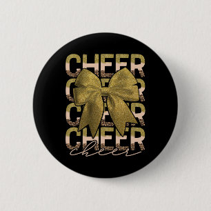 Badge Rond 5 Cm Arc de pom-pom girl coquette Sport Cheerleading