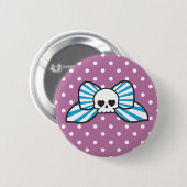 Badge Rond 5 Cm Arc de Skully (Devant & derrière)