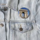 Badge Rond 5 Cm arc de triomphe (En situation)
