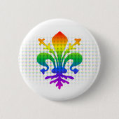 Badge Rond 5 Cm Arc-en-ciel (Devant)