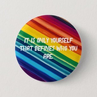 Badge Rond 5 Cm Arc-en-ciel