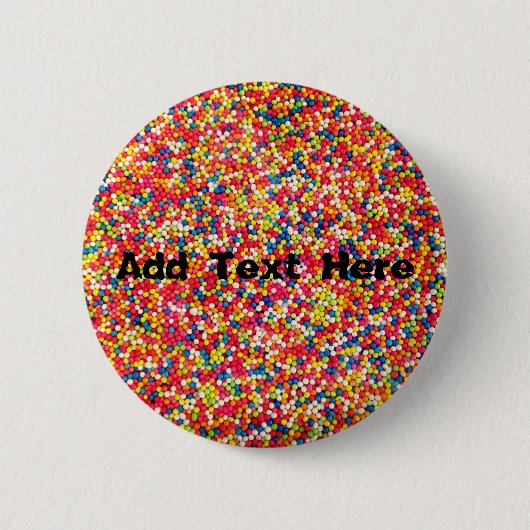 Badge Rond 5 Cm Arc-en-ciel (Devant)