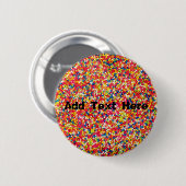 Badge Rond 5 Cm Arc-en-ciel (Devant & derrière)