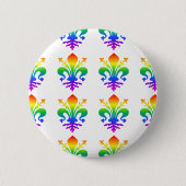 Badge Rond 5 Cm Arc-en-ciel (Devant)