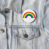 Badge Rond 5 Cm Arc-en-ciel classique (En situation)