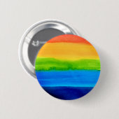 Badge Rond 5 Cm Arc-en-ciel gay Queer (Devant & derrière)
