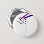 Badge Rond 5 Cm Arc-en-ciel Lazers (Devant & derrière)