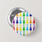 Badge Rond 5 Cm Arc-en-ciel Ukes (Devant & derrière)
