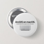 Badge Rond 5 Cm ArcGIS sur macOS (Devant & derrière)