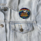 Badge Rond 5 Cm Arche de Noé avec Saint-Esprit (En situation)