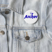 Badge Rond 5 Cm Archer (En situation)