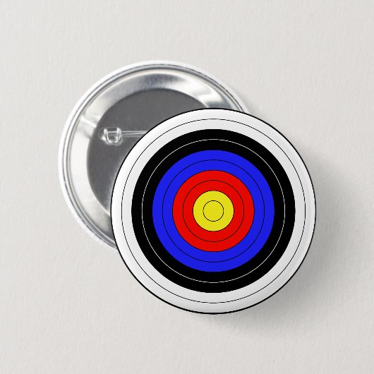 Badge Rond 5 Cm archery (Devant & derrière)