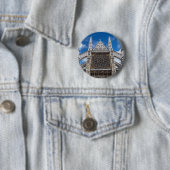 Badge Rond 5 Cm Architecture anglaise (En situation)