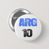 BADGE ROND 5 CM ARG 10 ! (Devant & derrière)