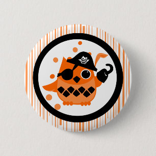 Badge Rond 5 Cm Arg le hibou