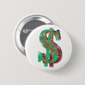Badge Rond 5 Cm Argent (Devant & derrière)