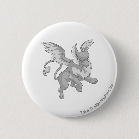 Badge Rond 5 Cm Argent d'aire (Devant)