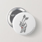 Badge Rond 5 Cm Argent d'Aisha (Devant & derrière)