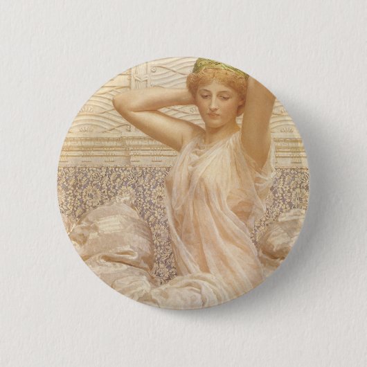 Badge Rond 5 Cm Argent d'Albert Joseph Moore, Beaux-Arts victorien (Devant)
