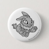 Badge Rond 5 Cm Argent de Cybunny (Devant)