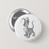 Badge Rond 5 Cm Argent de Gelert (Devant & derrière)