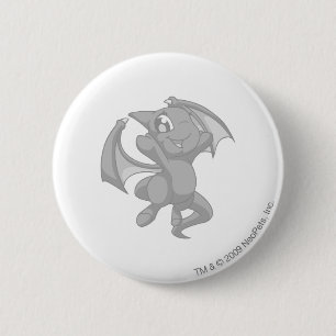 Badge Rond 5 Cm Argent de Shoyru