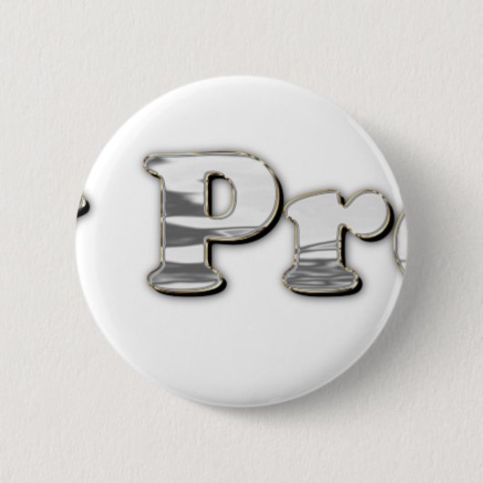 Badge Rond 5 Cm argent pas mon président (Devant)