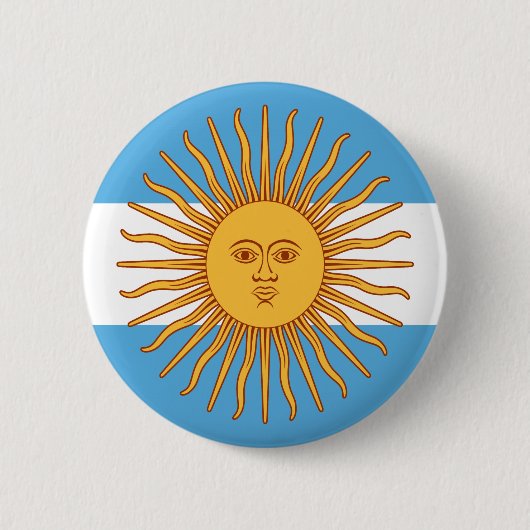 Badge Rond 5 Cm Argentine (Devant)